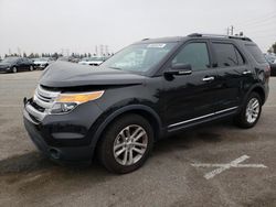 Salvage cars for sale at Rancho Cucamonga, CA auction: 2015 Ford Explorer XLT