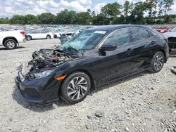 Honda salvage cars for sale: 2018 Honda Civic LX