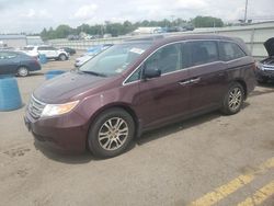 Salvage cars for sale at Pennsburg, PA auction: 2013 Honda Odyssey EXL