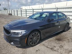 Salvage cars for sale at Miami, FL auction: 2019 BMW 530 XI