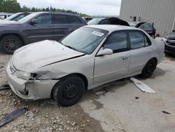 Salvage cars for sale from Copart Franklin, WI: 2002 Toyota Corolla CE