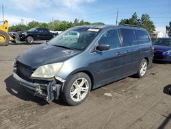 Salvage cars for sale at Denver, CO auction: 2006 Honda Odyssey Touring
