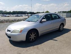 Salvage cars for sale at Dunn, NC auction: 2003 Honda Accord EX