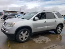 Salvage cars for sale from Copart Grand Prairie, TX: 2011 GMC Acadia SLT-2