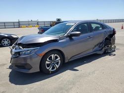 Salvage cars for sale at Fresno, CA auction: 2017 Honda Civic LX