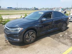 Volkswagen salvage cars for sale: 2019 Volkswagen Jetta SEL Premium