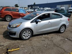 Salvage cars for sale at Woodhaven, MI auction: 2016 KIA Rio LX