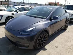 Tesla salvage cars for sale: 2022 Tesla Model Y