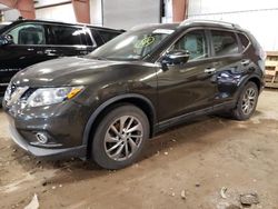 Salvage cars for sale at Lansing, MI auction: 2015 Nissan Rogue S