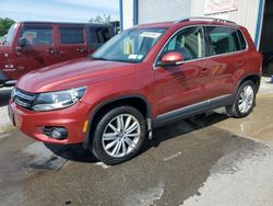 Salvage cars for sale from Copart Duryea, PA: 2014 Volkswagen Tiguan S