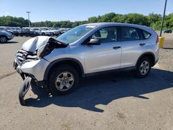 Salvage cars for sale from Copart East Granby, CT: 2013 Honda CR-V LX