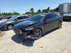 Salvage cars for sale at Bridgeton, MO auction: 2020 Ford Fusion Titanium