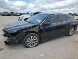 Salvage cars for sale at San Antonio, TX auction: 2021 Toyota Camry LE