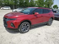 Chevrolet Blazer salvage cars for sale: 2019 Chevrolet Blazer RS