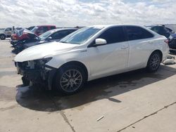 Salvage cars for sale at Grand Prairie, TX auction: 2017 Toyota Camry Hybrid