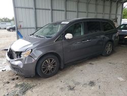 Salvage cars for sale at Midway, FL auction: 2012 Honda Odyssey EXL