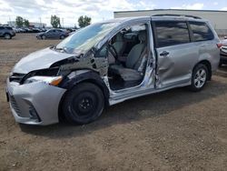 Salvage cars for sale from Copart Rocky View County, AB: 2018 Toyota Sienna L