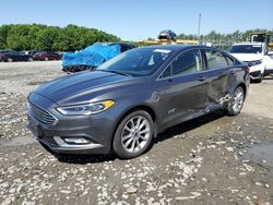 Salvage cars for sale at Windsor, NJ auction: 2017 Ford Fusion Titanium Phev