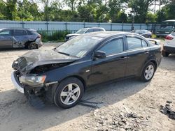 Carros salvage a la venta en subasta: 2009 Mitsubishi Lancer ES/ES Sport