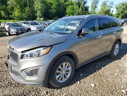 Salvage cars for sale from Copart West Mifflin, PA: 2016 KIA Sorento LX