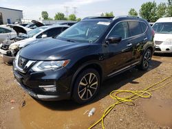 Salvage cars for sale at Elgin, IL auction: 2017 Nissan Rogue SV