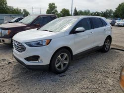 Salvage cars for sale at Lansing, MI auction: 2021 Ford Edge SEL