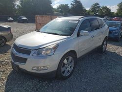 Chevrolet salvage cars for sale: 2011 Chevrolet Traverse LTZ