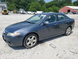 Salvage cars for sale at Mendon, MA auction: 2004 Acura TSX