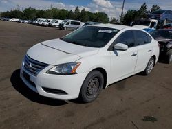 Salvage cars for sale at Denver, CO auction: 2015 Nissan Sentra S