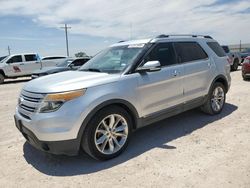 Salvage cars for sale at Andrews, TX auction: 2013 Ford Explorer Limited