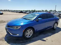 Chrysler salvage cars for sale: 2016 Chrysler 200 Limited