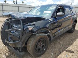 Salvage cars for sale from Copart Mercedes, TX: 2022 Ford Explorer Police Interceptor