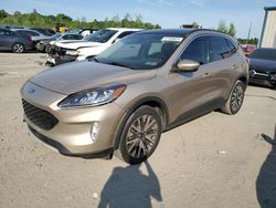 Salvage cars for sale at Duryea, PA auction: 2020 Ford Escape Titanium