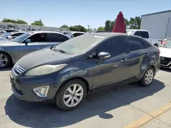 Salvage cars for sale at Sacramento, CA auction: 2011 Ford Fiesta SEL