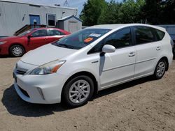 Salvage cars for sale at Lyman, ME auction: 2014 Toyota Prius V