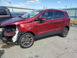 Salvage cars for sale at Dyer, IN auction: 2021 Ford Ecosport Titanium