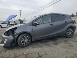 Salvage cars for sale at Colton, CA auction: 2015 Toyota Prius C