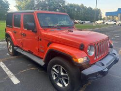 Jeep Wrangler Unlimited Sahara salvage cars for sale: 2019 Jeep Wrangler Unlimited Sahara