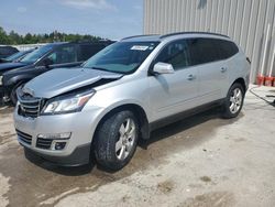 Salvage cars for sale at Franklin, WI auction: 2015 Chevrolet Traverse LTZ