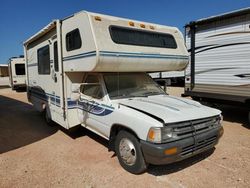 Salvage trucks for sale at Abilene, TX auction: 1992 Toyota Pickup Cab Chassis Super Long Wheelbase