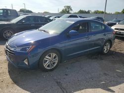 Salvage cars for sale at Franklin, WI auction: 2020 Hyundai Elantra SEL