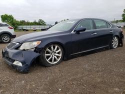 Salvage cars for sale at Columbia Station, OH auction: 2007 Lexus LS 460L