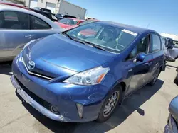 Salvage cars for sale at Martinez, CA auction: 2014 Toyota Prius V