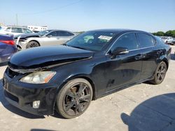 Salvage cars for sale at Grand Prairie, TX auction: 2009 Lexus IS 250