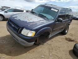 Ford Explorer Sport salvage cars for sale: 2002 Ford Explorer Sport