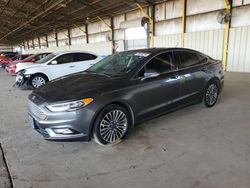 Salvage cars for sale at Phoenix, AZ auction: 2017 Ford Fusion SE