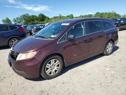 Salvage cars for sale at Duryea, PA auction: 2012 Honda Odyssey LX