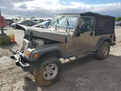 Salvage cars for sale at Indianapolis, IN auction: 2004 Jeep Wrangler / TJ Sport