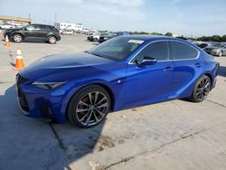 Salvage cars for sale at Grand Prairie, TX auction: 2024 Lexus IS 350 F Sport Design