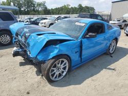 Salvage cars for sale at Spartanburg, SC auction: 2013 Ford Mustang GT